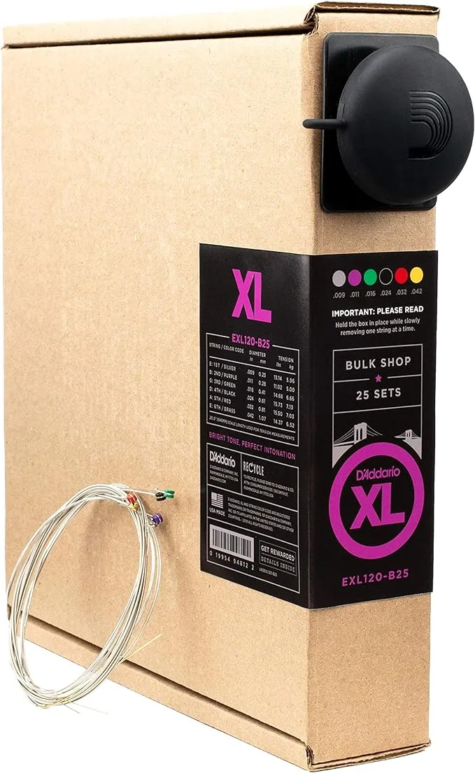 D'Addario EXL120 Nickel Wound Super Light Electric Guitar Strings