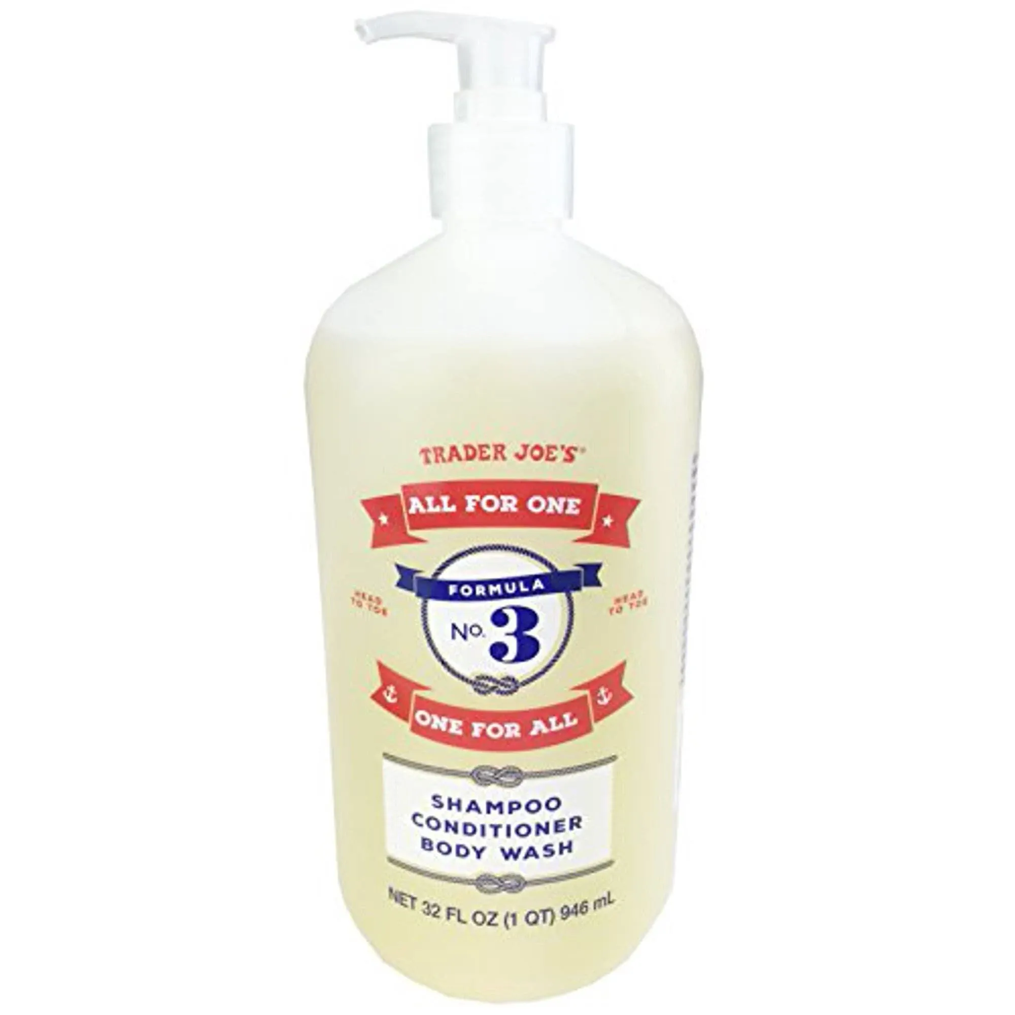 Trader Joe&#039;s Formula No.3 &#034;All for One, One for All&#034; Shampoo Conditioner &amp; 