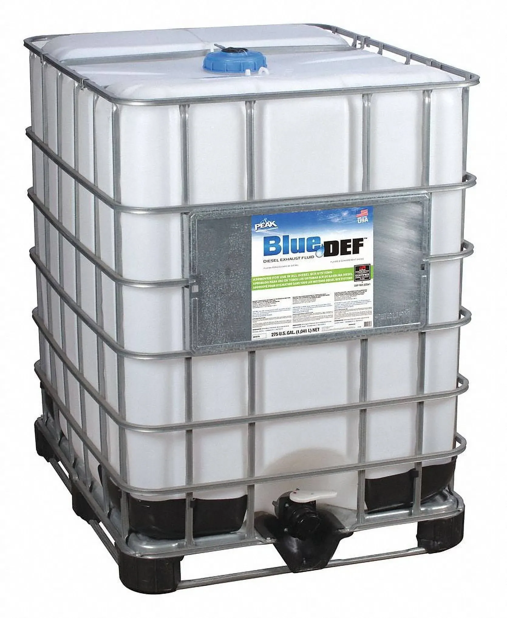 Peak DEF330P DIESEL Exhaust Fluid Def, Tote, 330 gal.