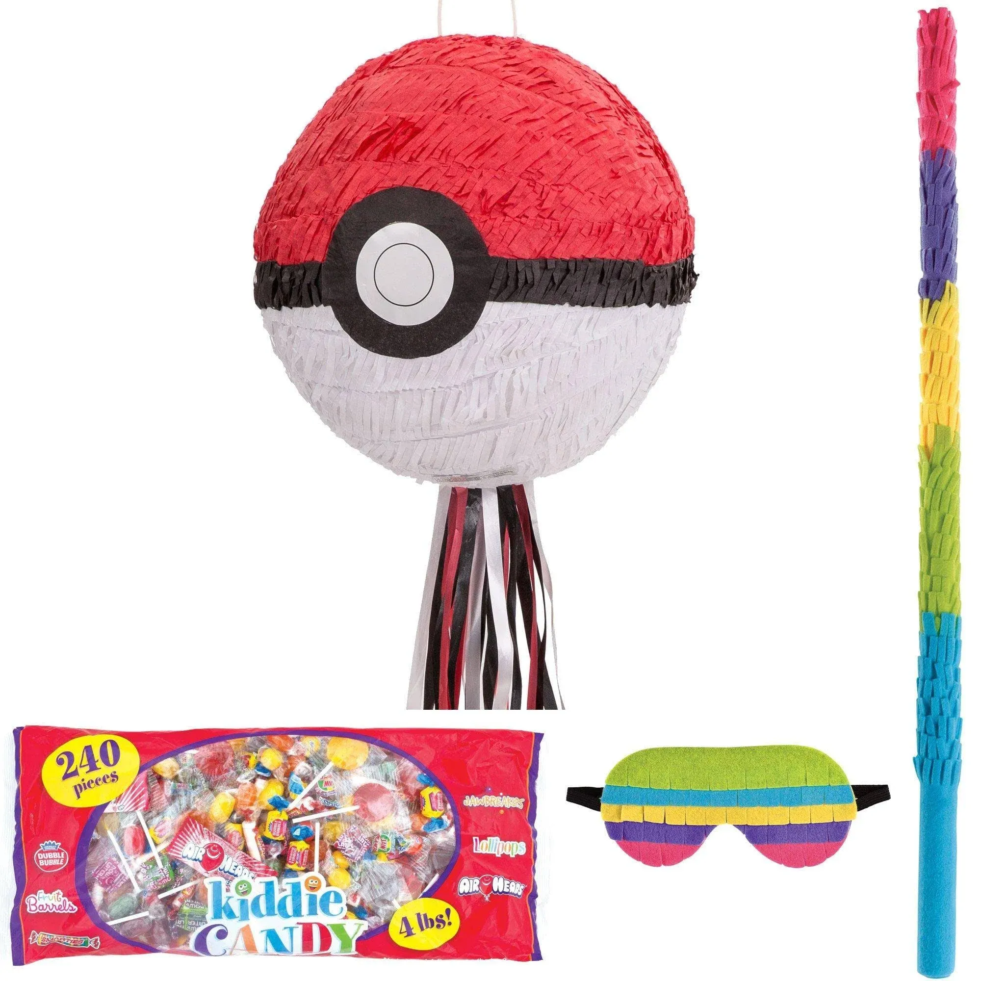 Pull String Pokeball Pinata Kit - Pokemon