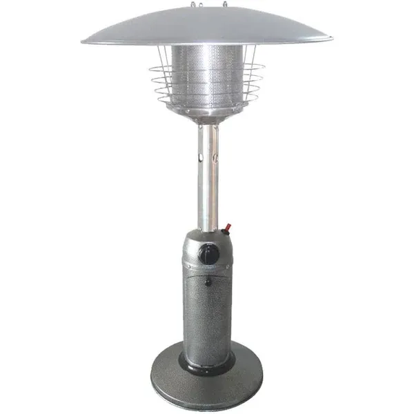 AZ Patio Heaters Table Top Patio Heater in Hammered Silver