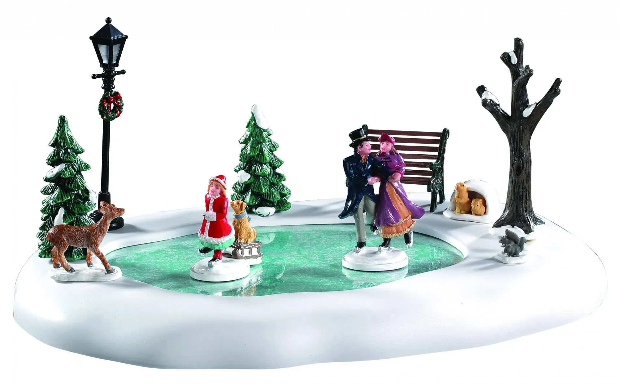 Lemax Caddington Village Table Piece: Victorian Skaters #94527