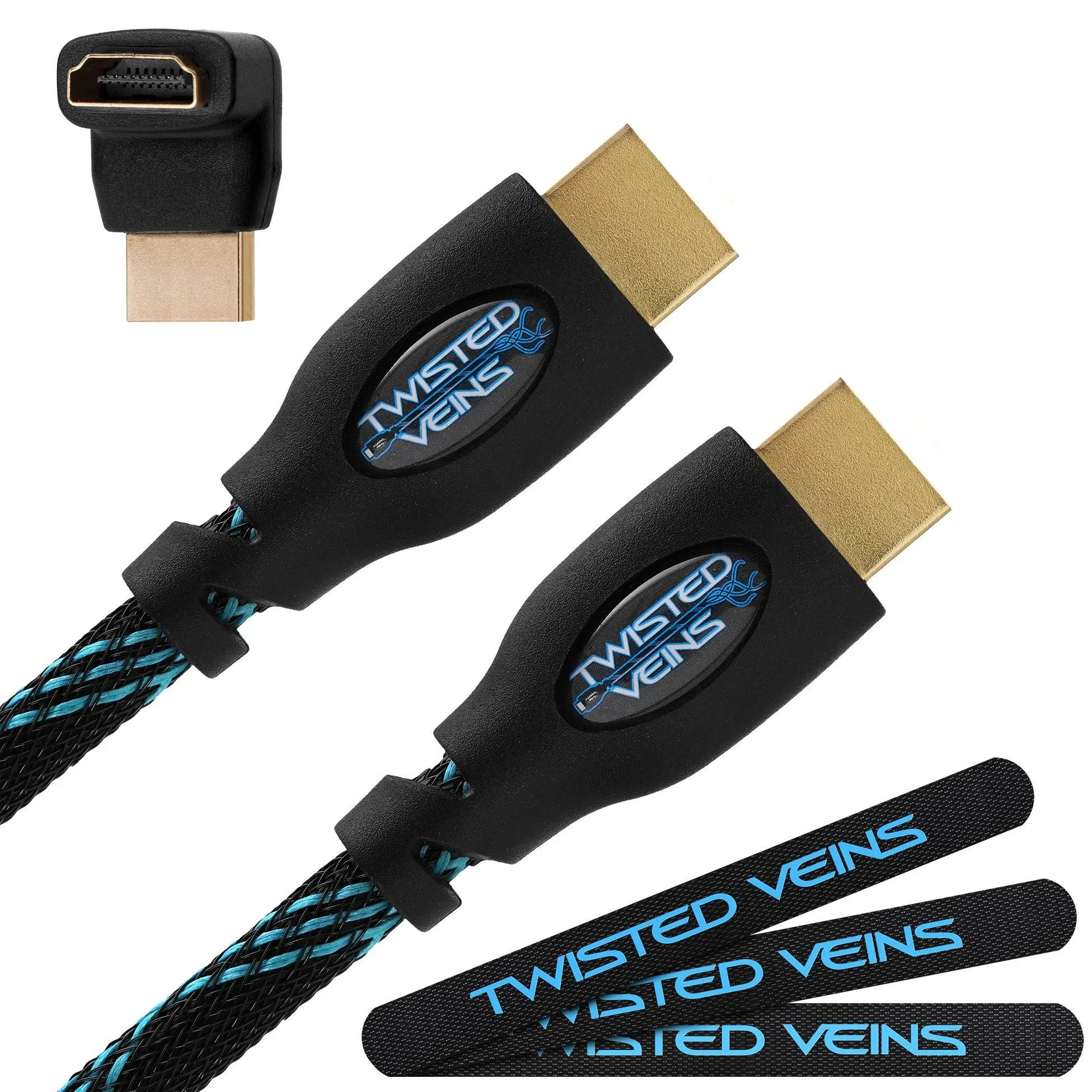 Twisted Veins HDMI Cable 200 ft, Long High Speed HDMI Cord with Ethernet, Max...