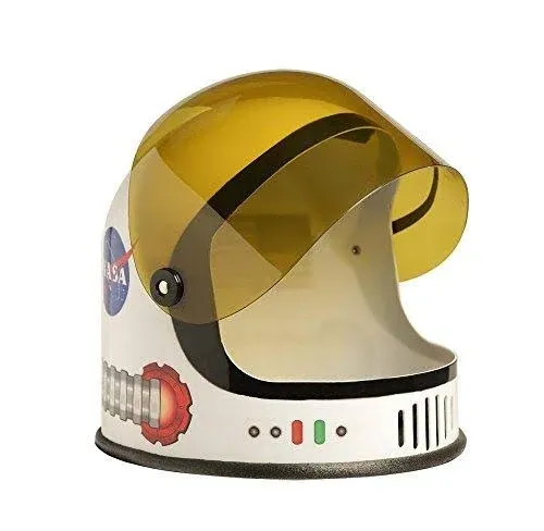 Aeromax As-Helmet Youth Astronaut Helmet, White/Yellow/Black, Age 3-10yrs