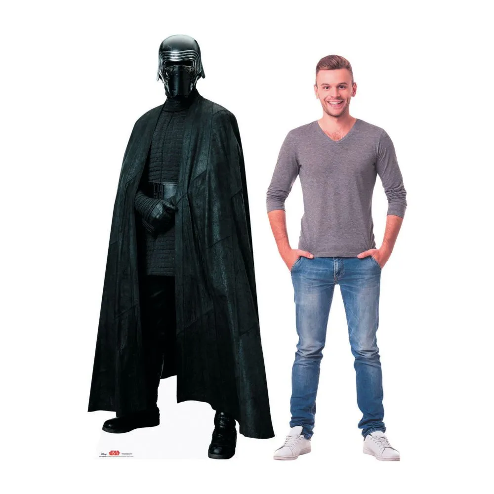 74 Star Wars&#8482; Episode VIII: The Last Jedi Kylo Ren with Helmet Life-Size Cardboard Cutout Stand-Up