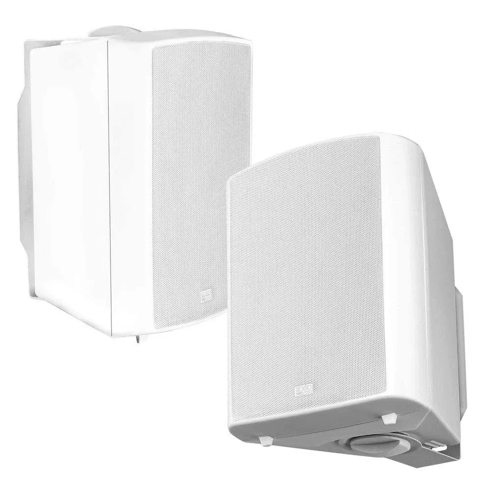 OSD 5.25" Outdoor Patio Speaker Pair 120W, IP54 Weather Resistant, White AP520