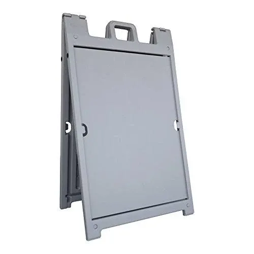 Signicade Deluxe Portable Sign Stand in Gray