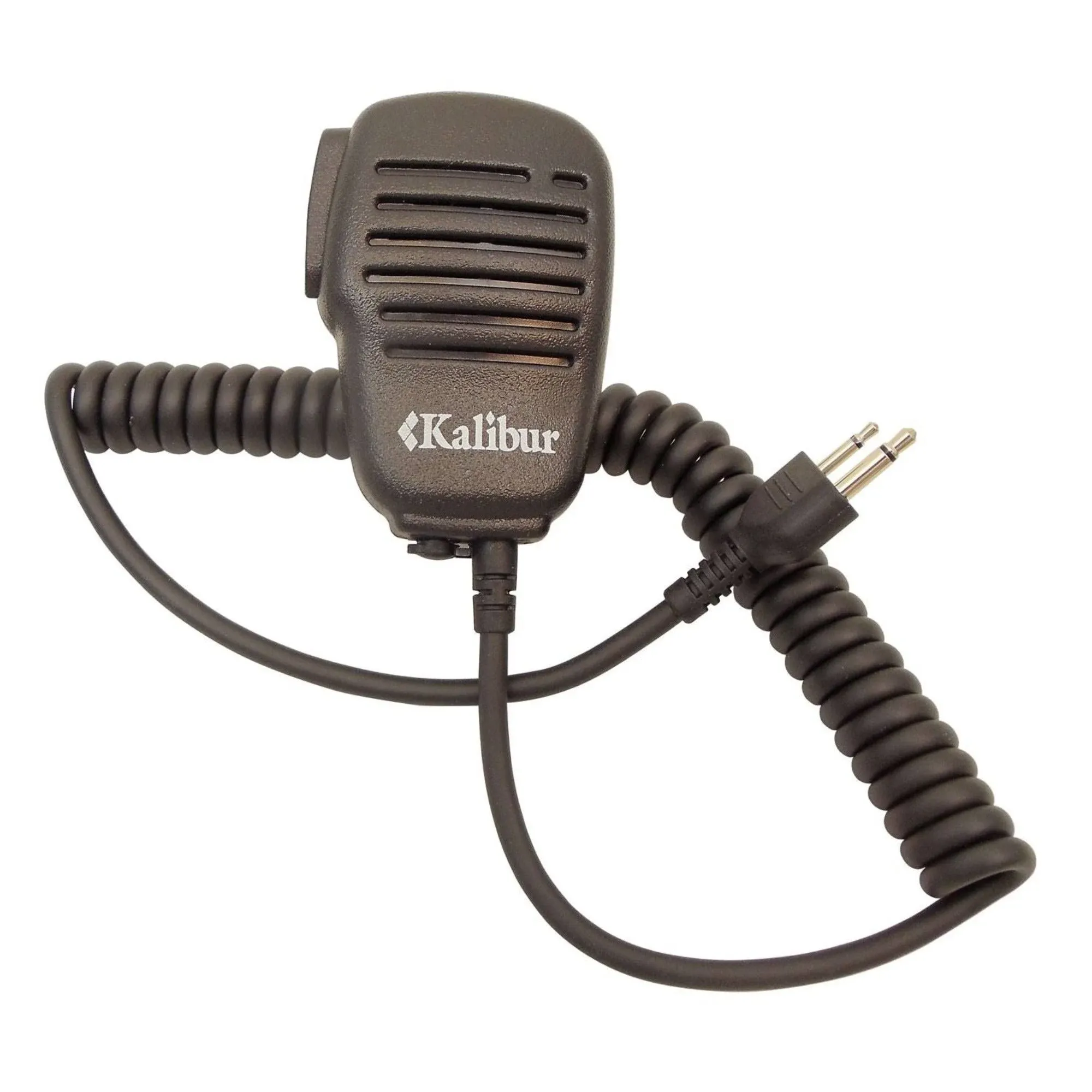 Kalibur - Durable Speaker Microphone with Spring Loaded Clip & Earphone/Earbud Jack for Cobra & Midland Handheld CB Radios