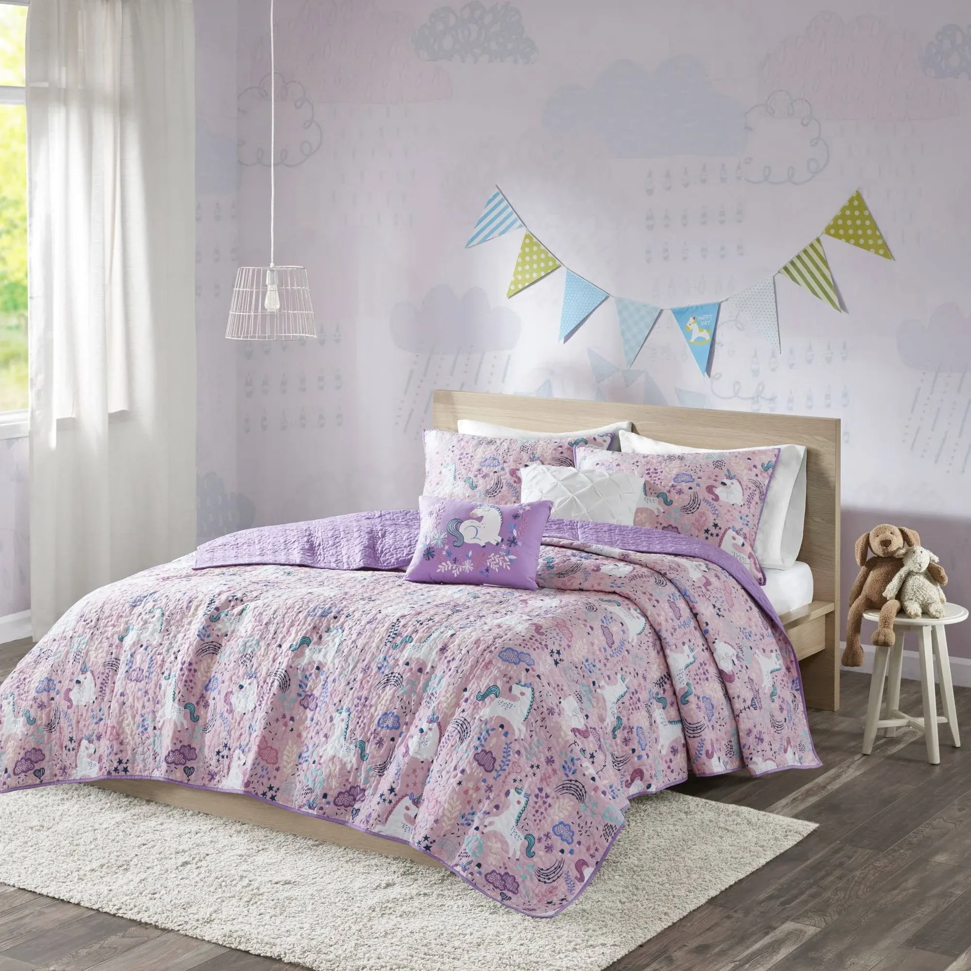 Urban Habitat Kids Lola Coverlet Set Purple Full/Queen