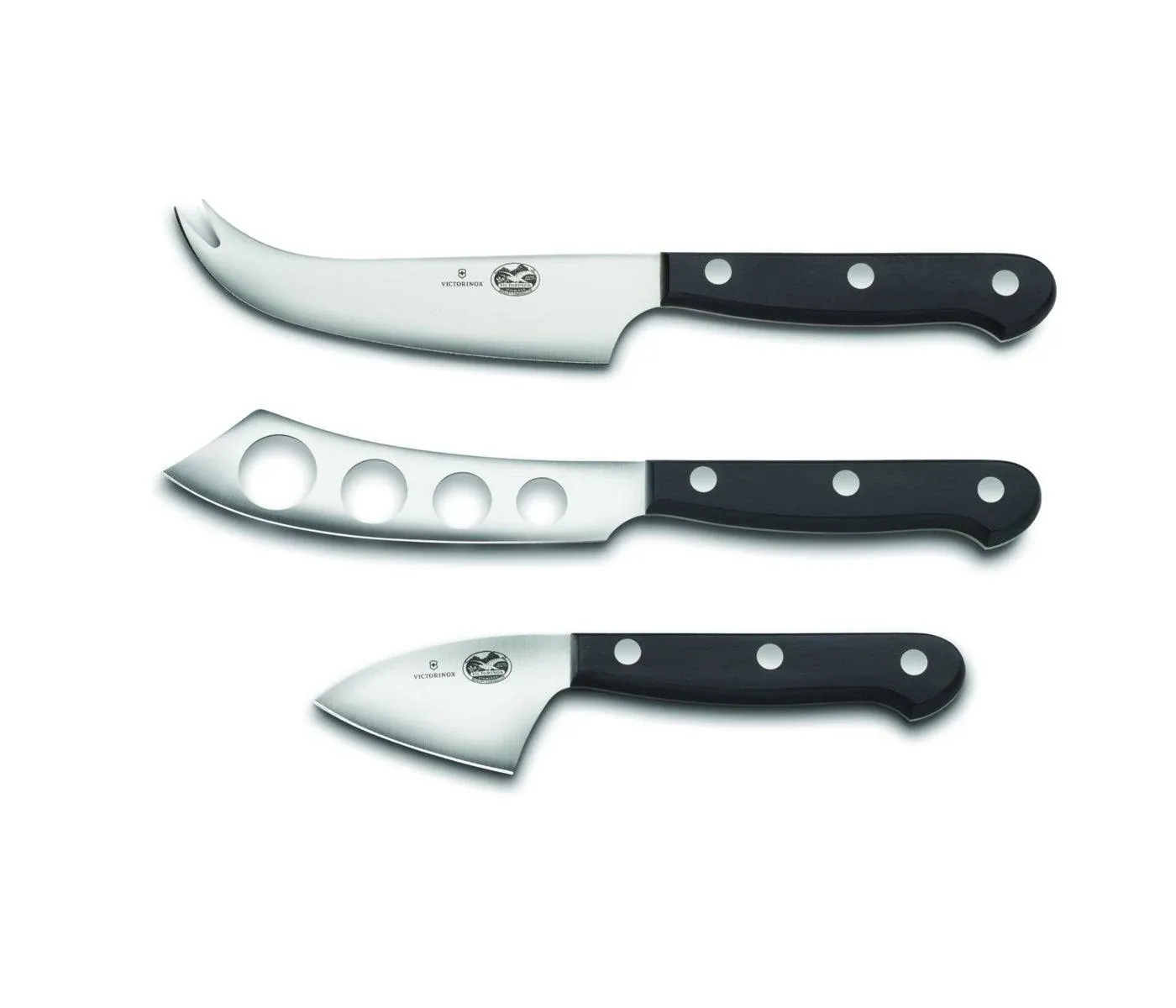 Victorinox Swiss Army 3-Piece Gourmet Cheese Knife Gift Set