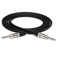 Hosa HSS-001.5 REAN 1/4" TRS to Same Pro Balanced Interconnect Cable - 1.5'