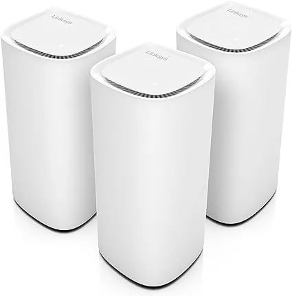 Linksys - Velop Pro 7 BE11000 Tri-Band Mesh Wi-Fi 7 System (3-Pack) - White