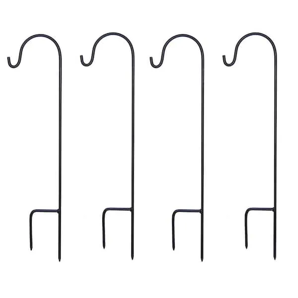 LumaBase Metal Mini Shepherd's Hooks, 18" - Set of 4