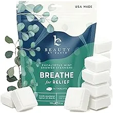 Shower Steamers Aromatherapy - USA Made with Natural Ingredients & Eucalyptus Essential Oil, Large Shower Bombs for Cold and Flu, Stocking Stuffers for Women & Men, Christmas Self Care & Spa Gifts