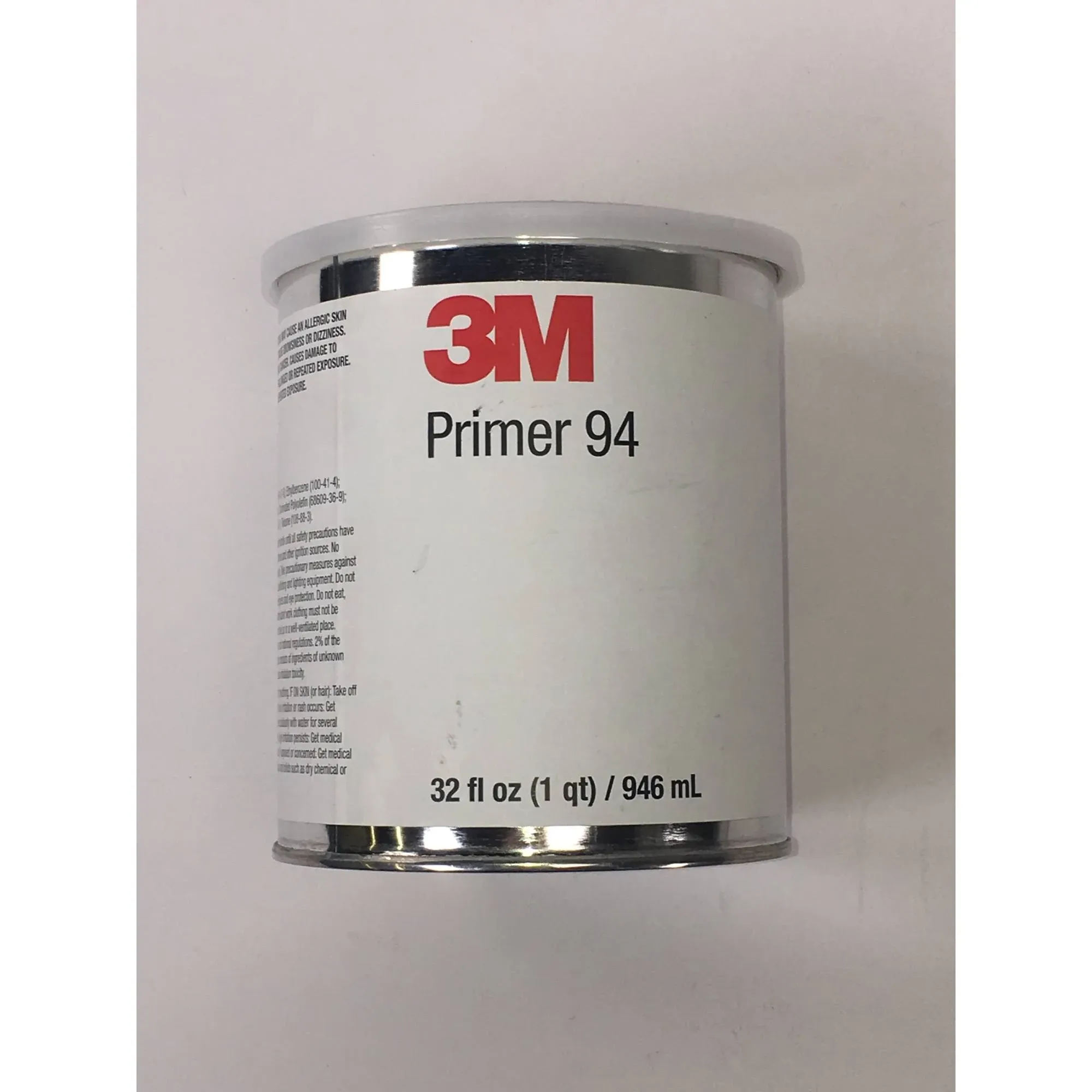 3M 3M23929 Tape Primer 94, Light Yellow, 1 Quart Can, 32 Fl Oz (Pack of 1)