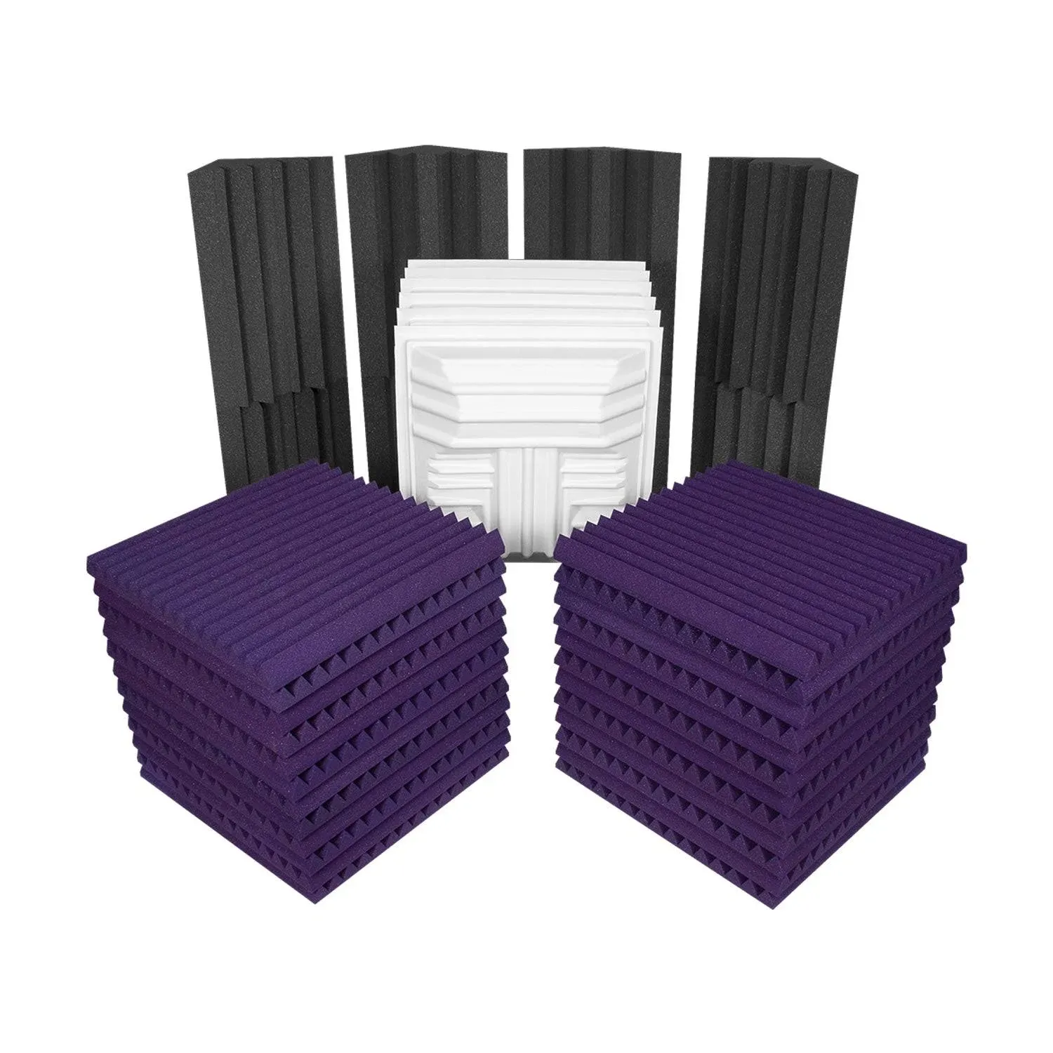 Auralex Deluxe Plus Roominator Kit (Charcoal/Purple)