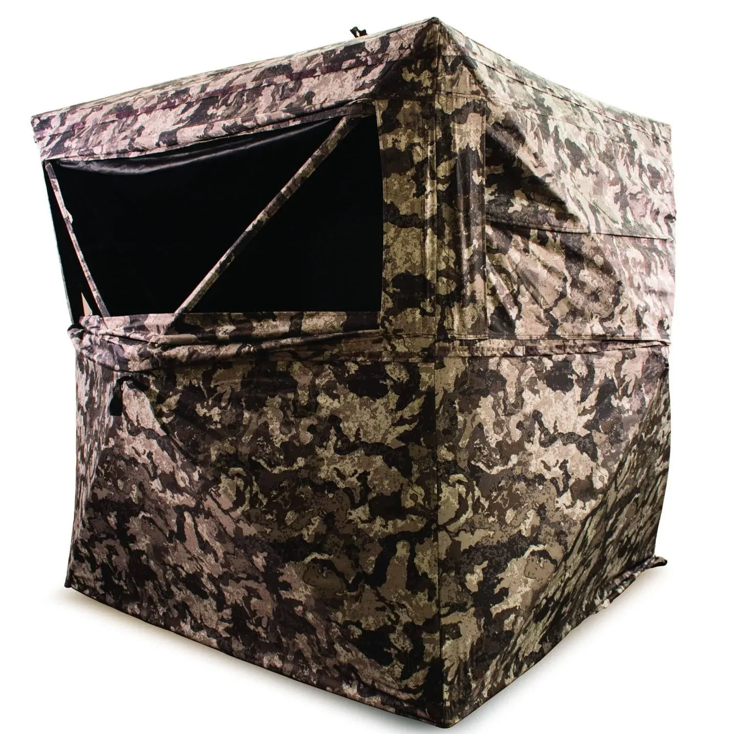 HME 3 Person Hub Ground Blind Cervidae Camo