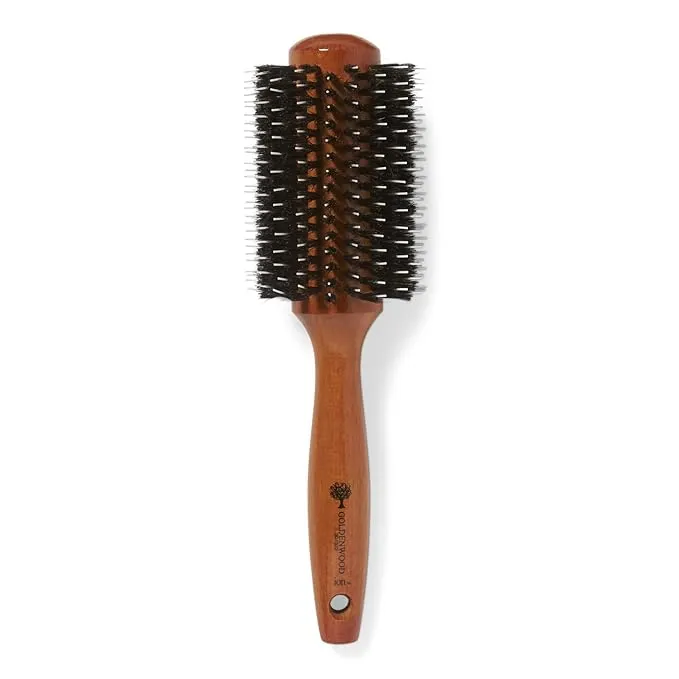 Ion Golden Wood Boar/Porcupine Round Brush Large