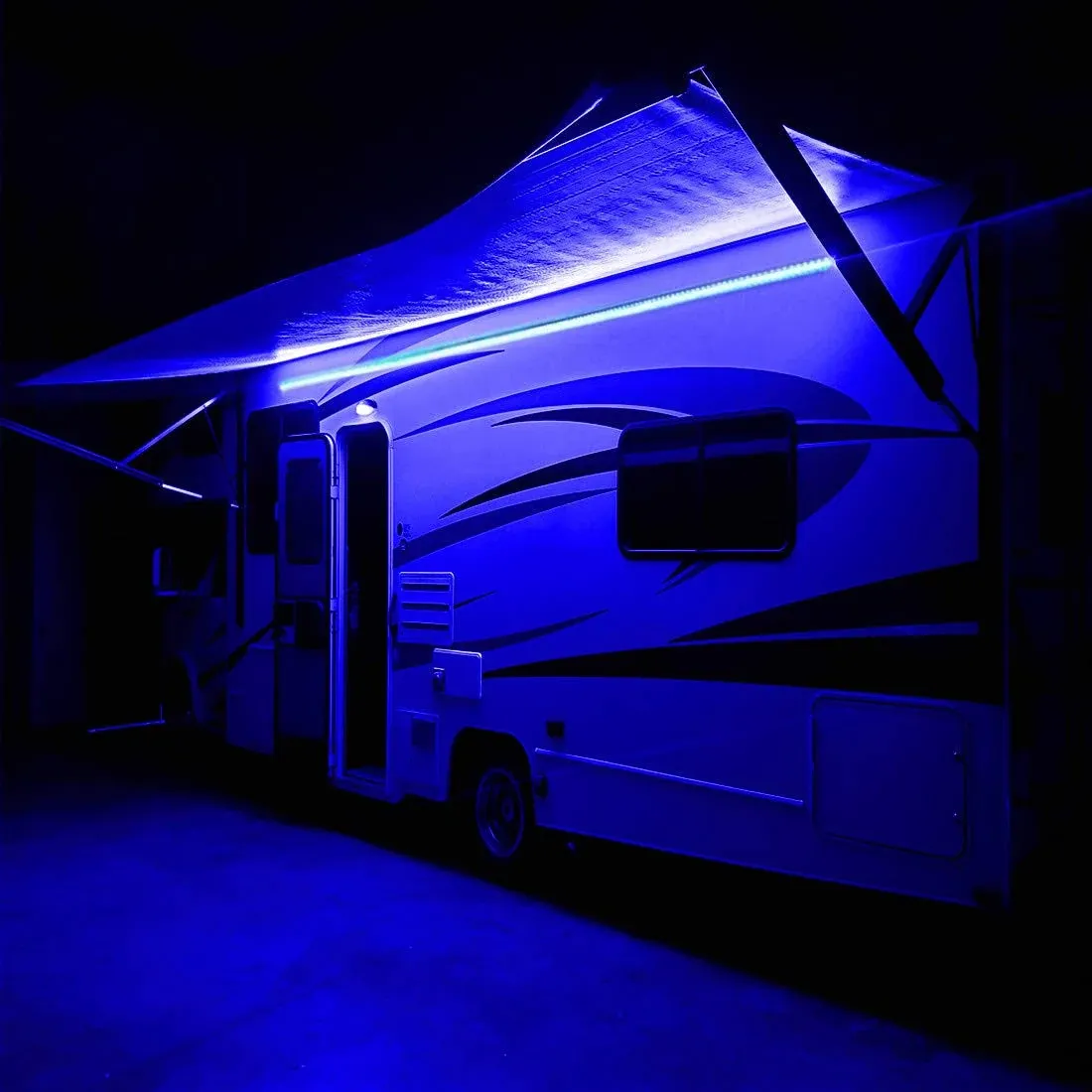 Seagenck RV LED Awning Party Light Strip for Camper Motorhome Travel Trailer ...