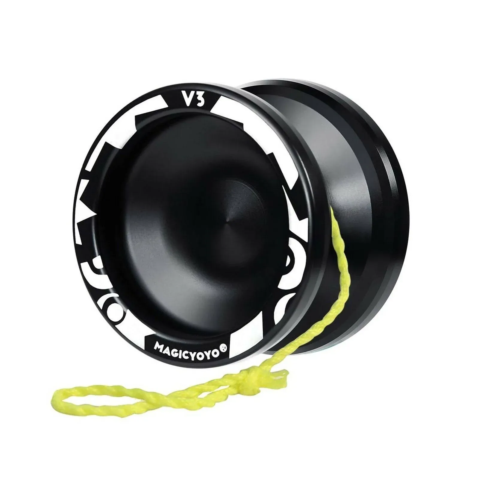 MAGICYOYO V3 Yoyo for Kids 8-12 or Above, Responsive Yoyo Professional with Dual Function, Professional Trick Yo yo for Adults with 12 Yoyo Strings, KK Bearing, Bearing Puller, Axle, Yoyo Case - Black