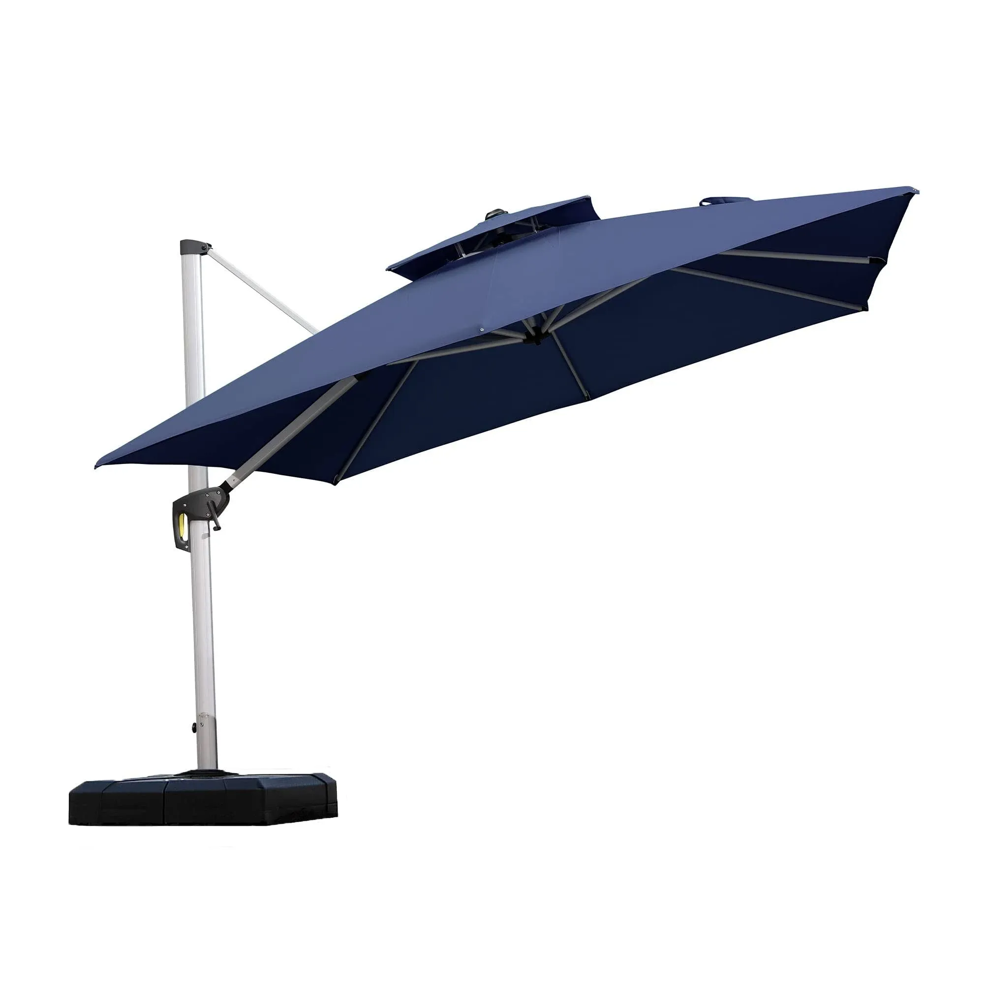 Purple Leaf 10 Feet Square Patio Umbrella