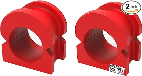 PAIR Front Sway Bar CODE RED EXTREME Bushing Kit FITS Escalade, Silverado, Avalanche, Suburban, Tahoe, Sierra, Yukon, 2007-2020 K200222 - Designed And Manufactured In USA, 36 MM Stabilizer Bar