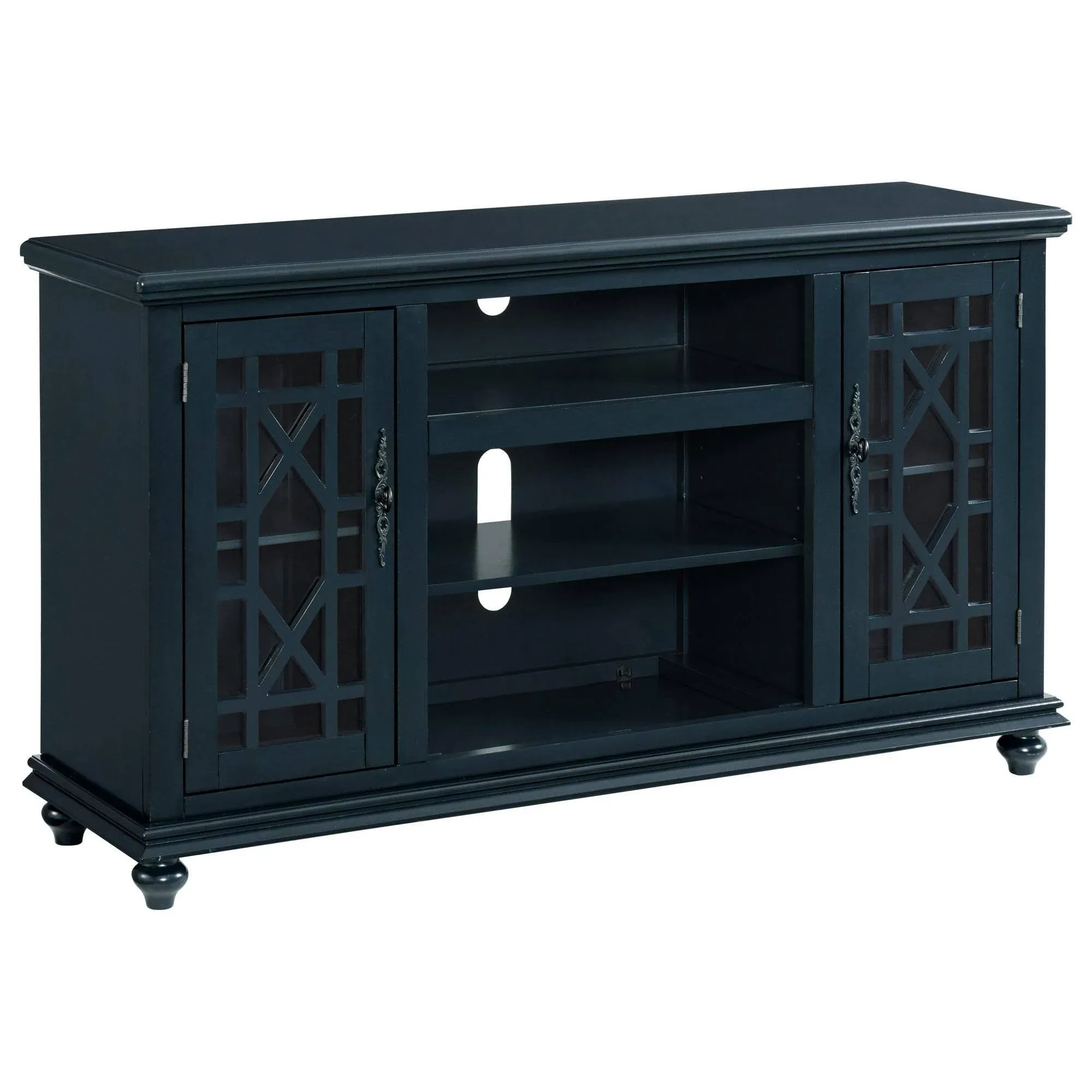 Martin Svensson Home Elegant 2 Door TV Stand - Catalina Blue