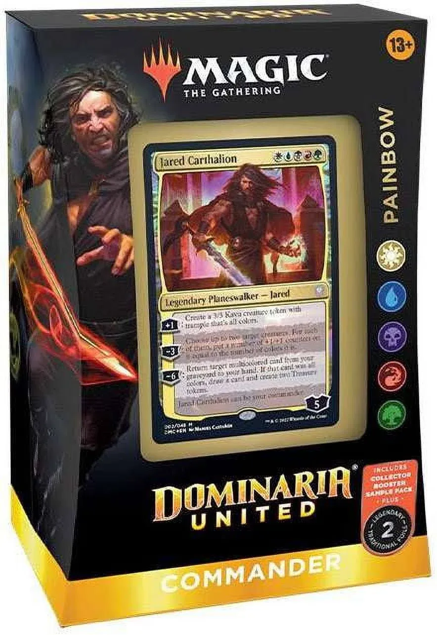 Magic: The Gathering Dominaria United Commander Deck – Painbow + Collector Booster Sample Pack