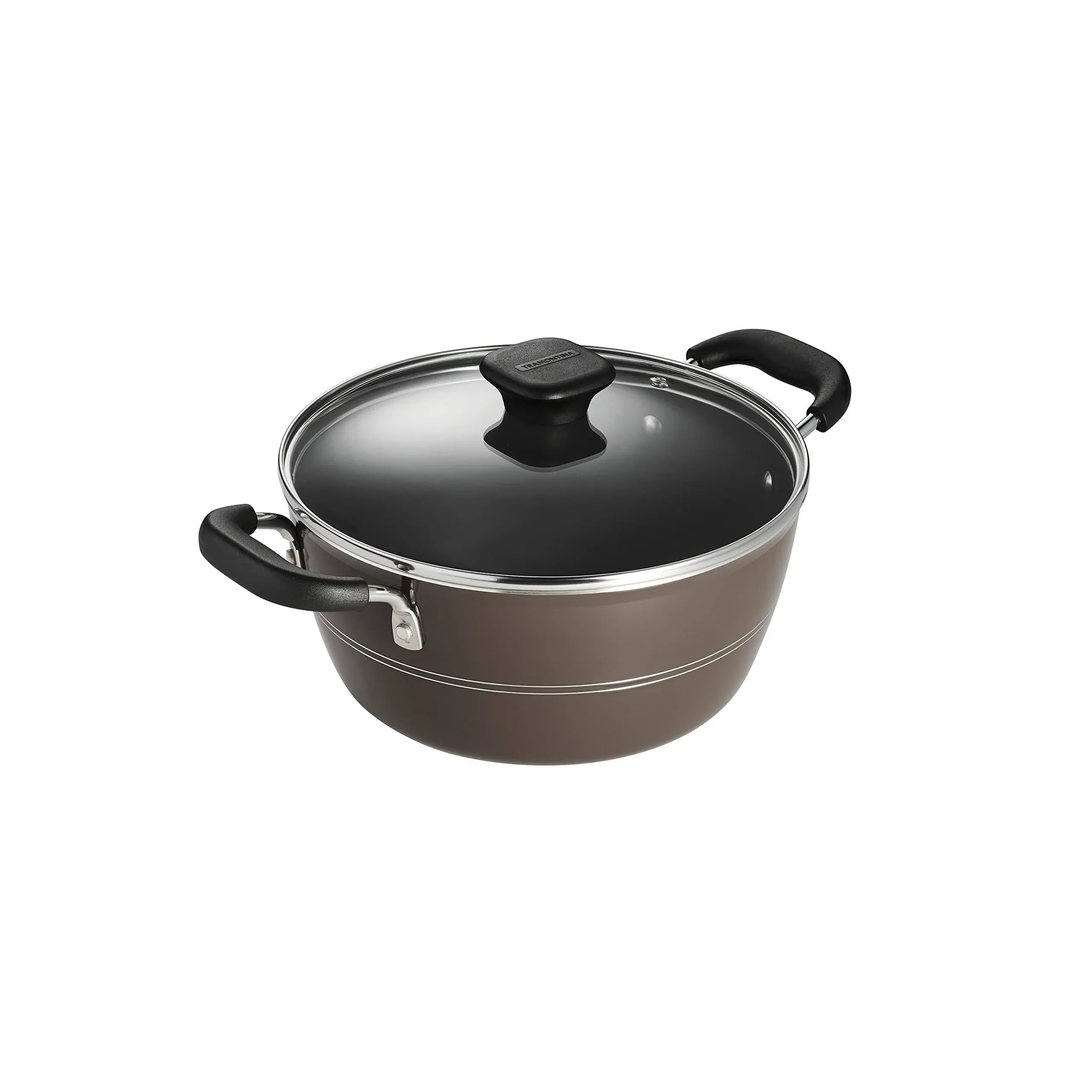 Sicilia 4.5 qt. Aluminum Nonstick Covered Dutch Oven in Raspberry