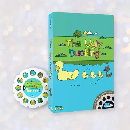 Moonlite Storytime The Ugly Duckling Storybook Reel A Magical Way to Read Together Digital Story for Projector Fun Sound Effects Toddler Early Learning Toys Gifts for Kids Ages 12 Months and Up