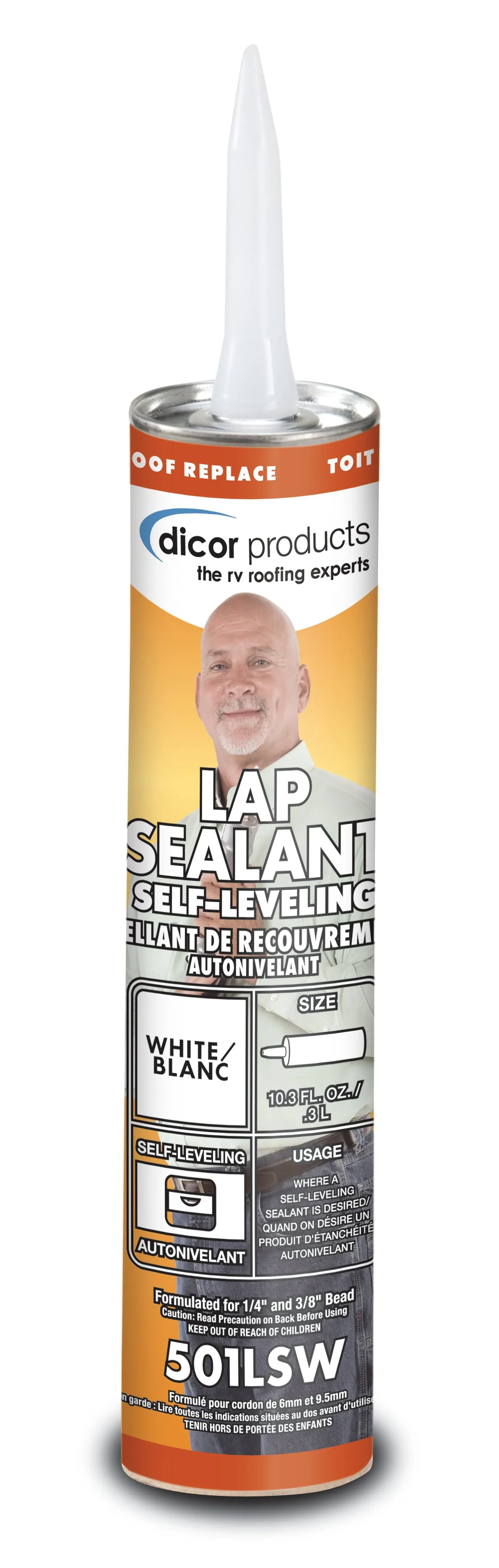 Dicor 25 Tubes Self Leveling Lap Sealant