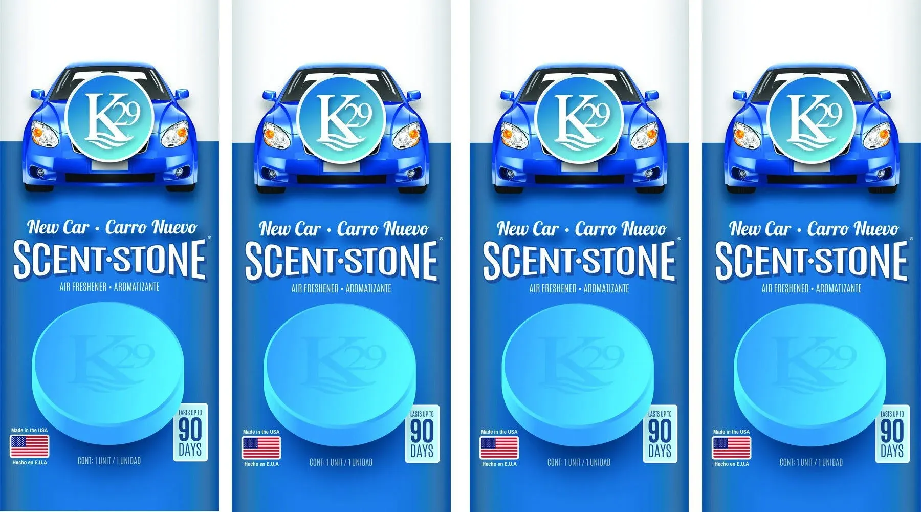 Sterling Teal (K16002-4) K29 'New Car' Stone Air Freshener