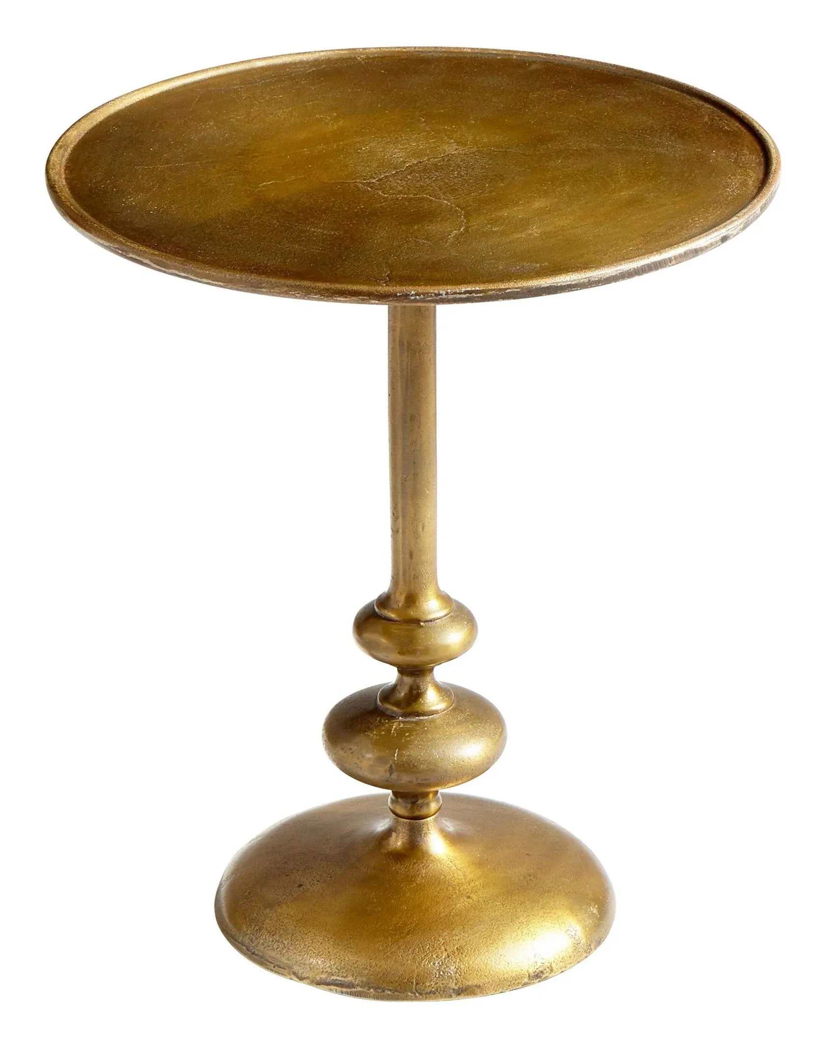 Cyan Design Tote Side Table - Antique Brass