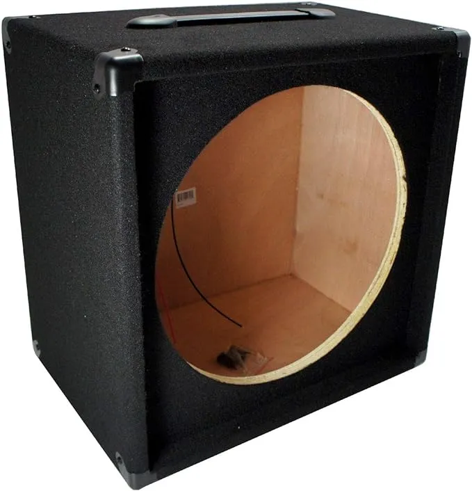 American Sound Connection Electric Guitar 1X15 Empty 15" Speaker Carpet Cabinet Enclosure Box 1/4" Jack