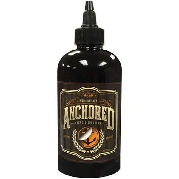 Anchored Nikko Hurtado&#039;s Tattoo Stencil Transfer Solution 8 Ounce Free Shipping 