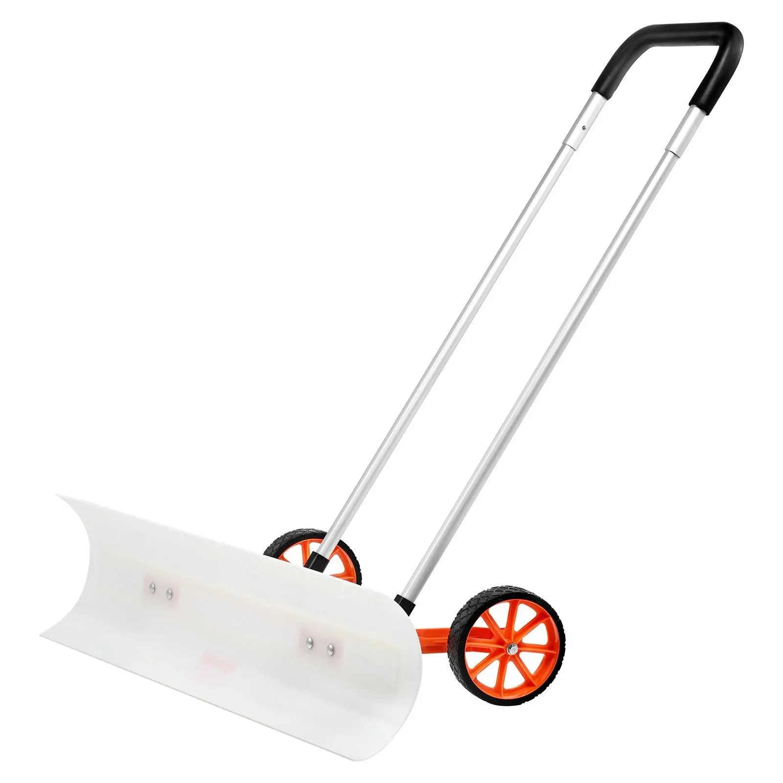 VEVOR Snow Shovel with Wheels 37&#034; Snow Shovel for Driveway ABS Snow Pusher