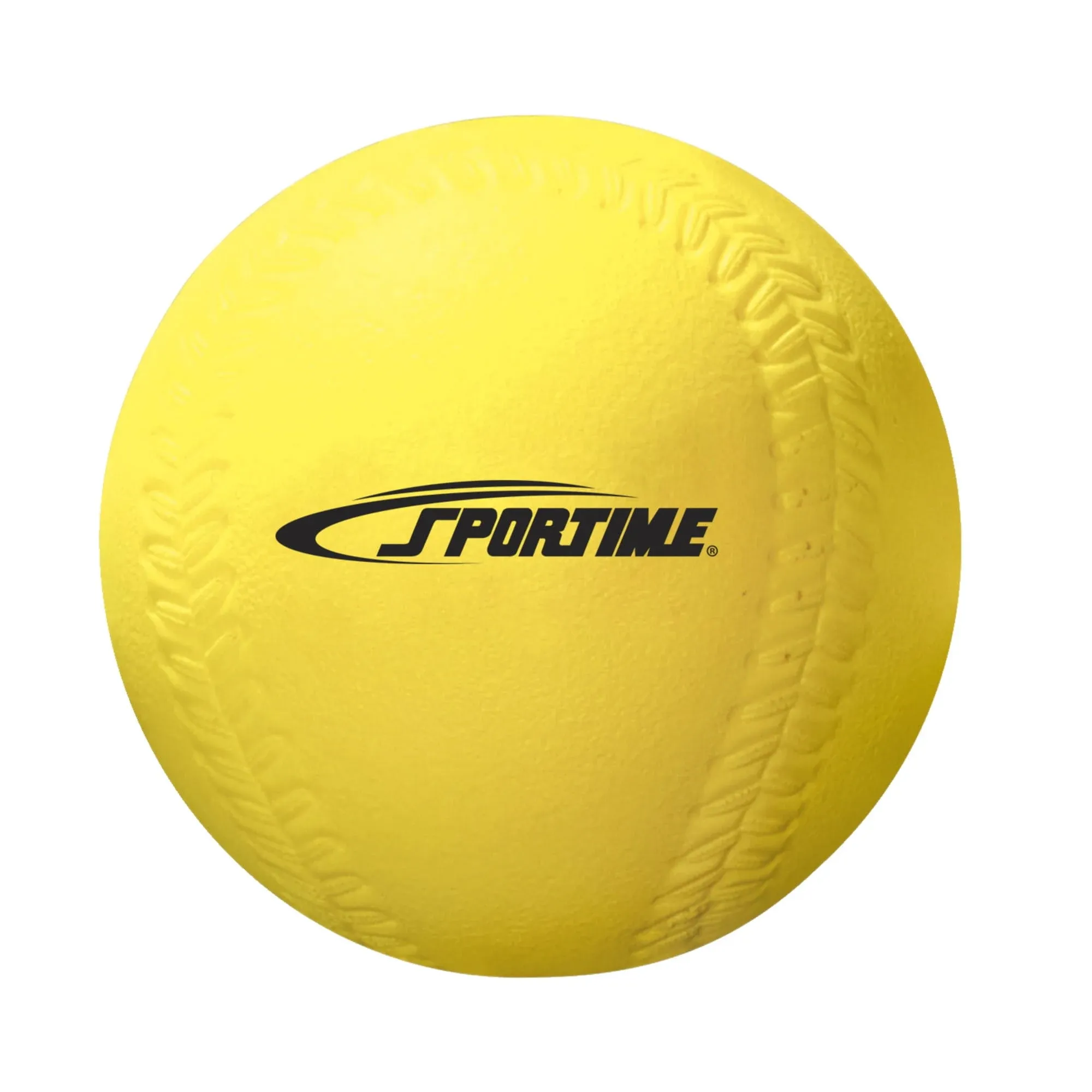 Sportime Coated Foam Softball Yellow