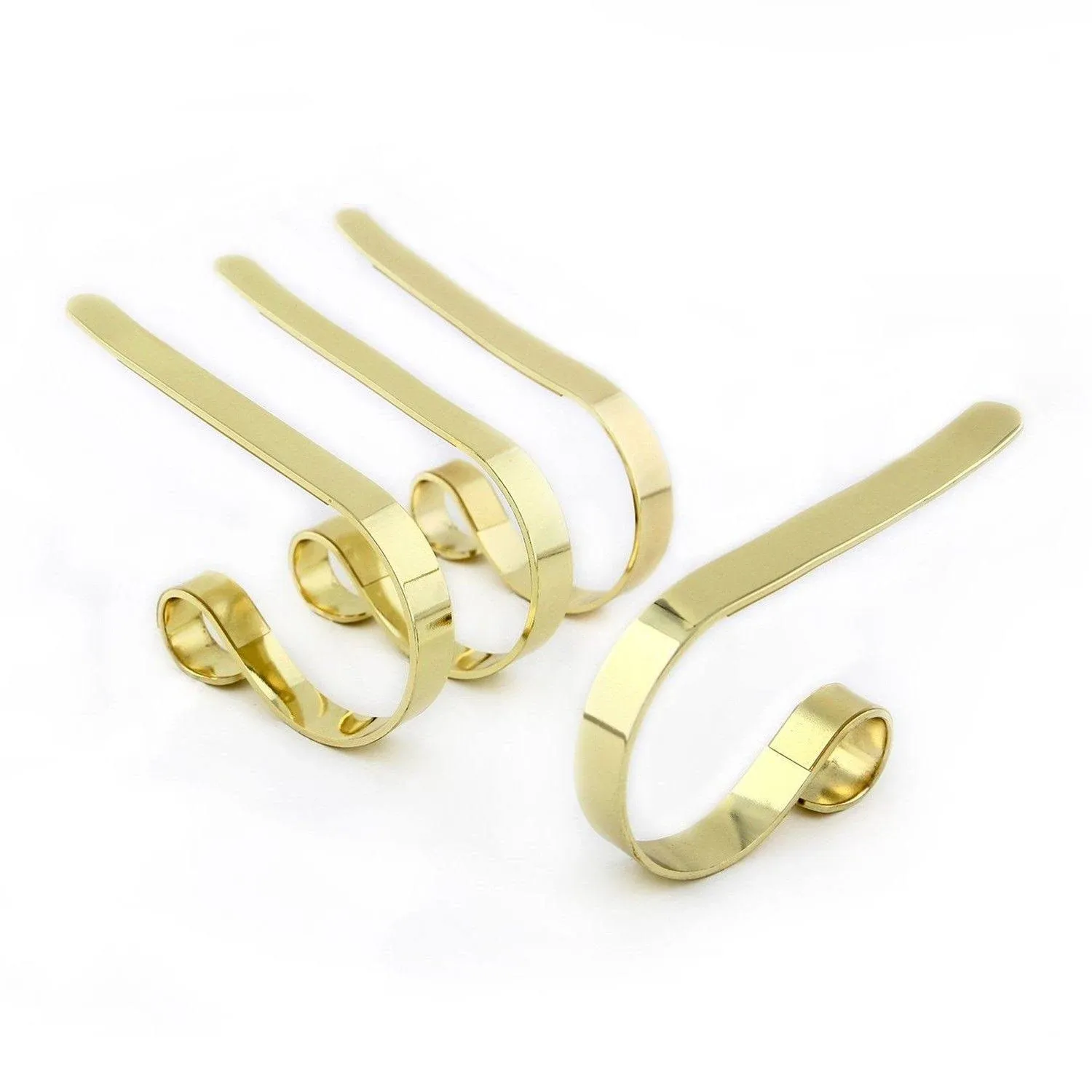 The Original MantleClip Stocking Holder - Brass