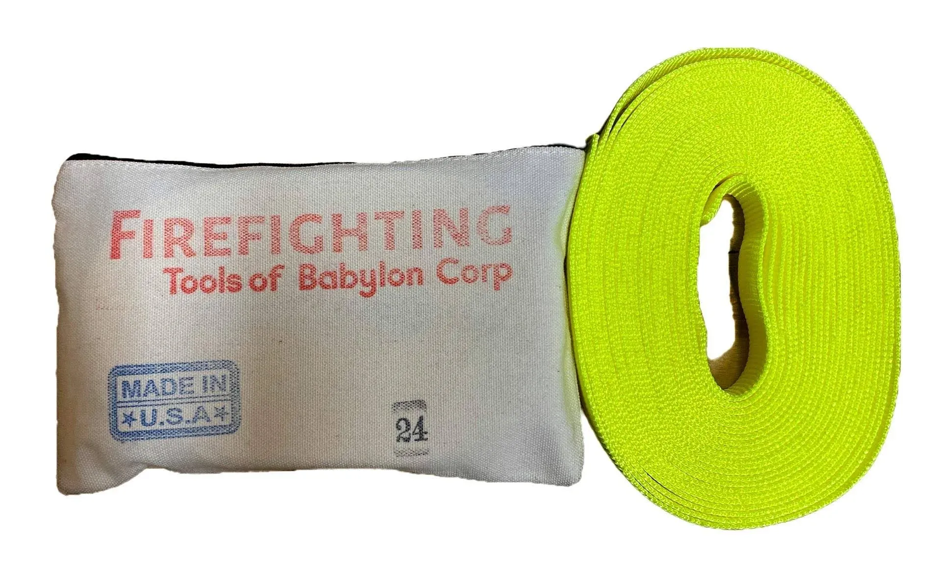 Firefighter Rescue Webbing with Canvas Bag - Hasty Harness Length- 24 Feet