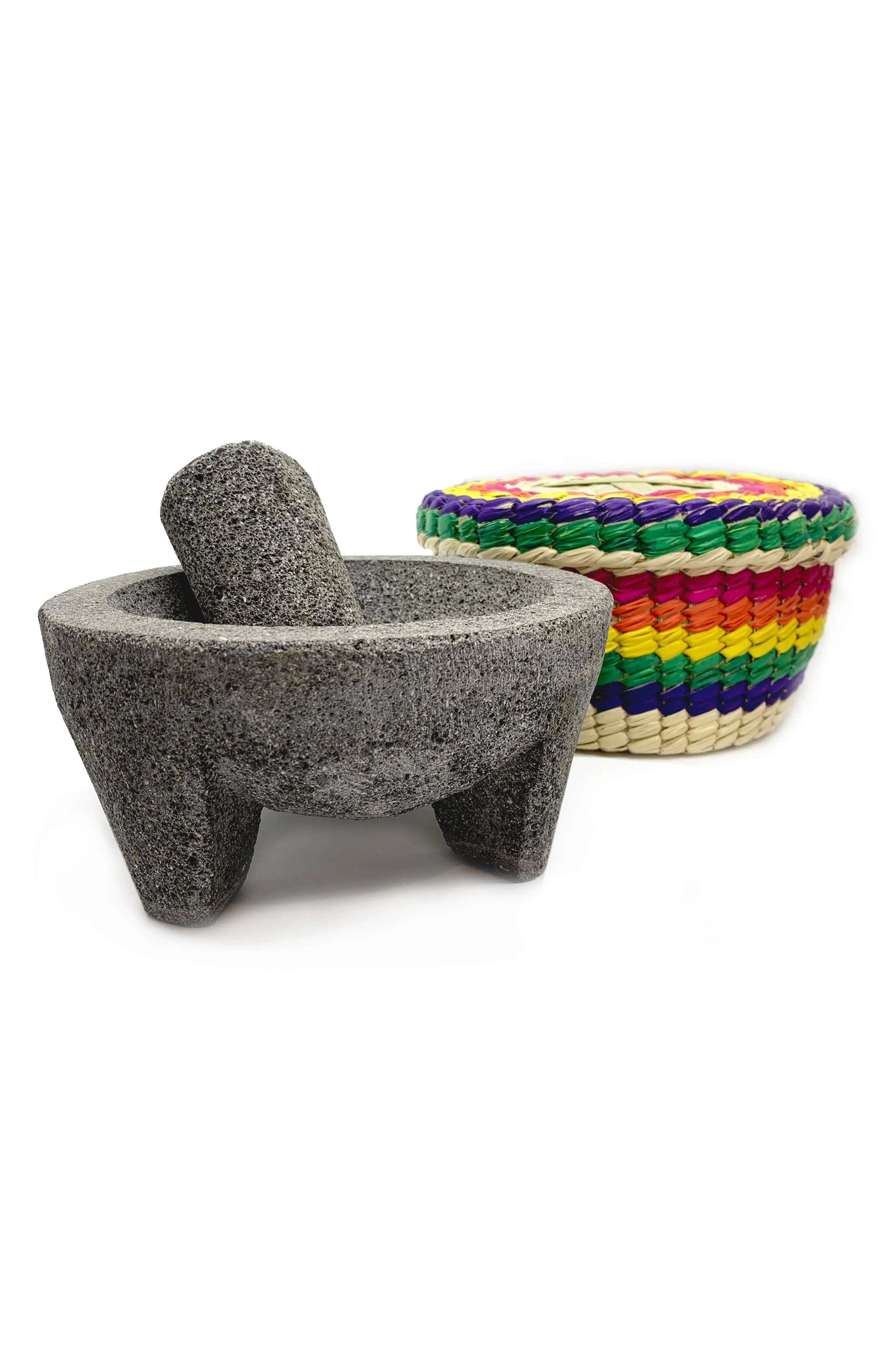 Verve Culture Molcajete in Basket