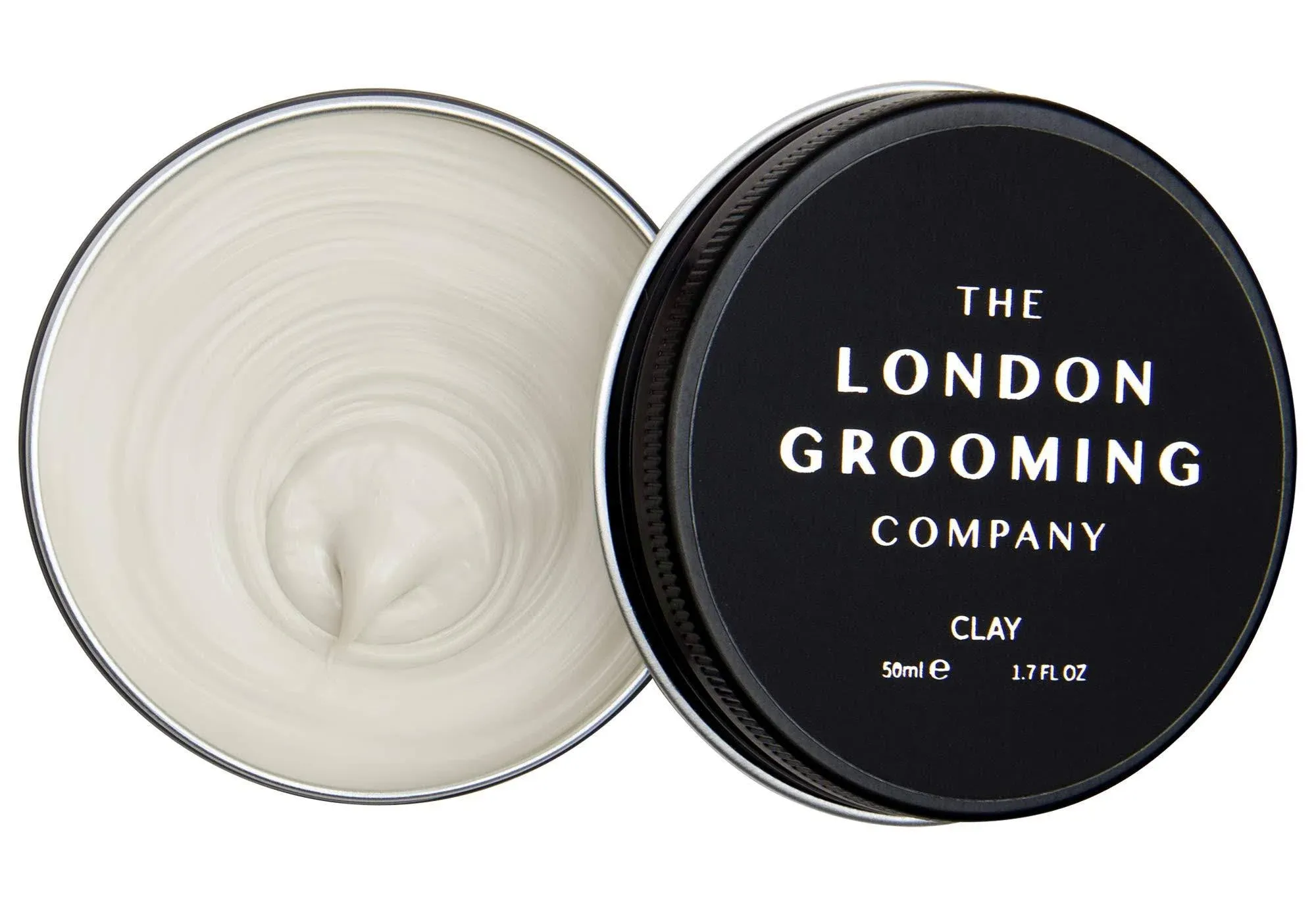 The London Grooming Company Hair Clay For Men Matte | Mens Hair Clay Matte | Firm All-Day Hold | Matte Clay Hair Product for Men | Matte Hair Clay | Easy To Wash Out | 1.7 Fl Oz (50ml)