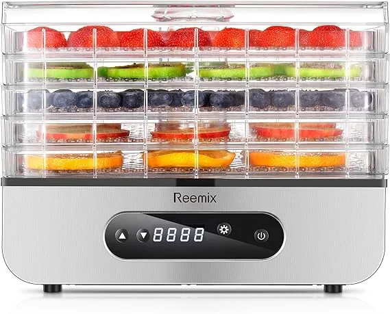 Food Dehydrator Machine, Compact Dehydrators for Food and Jerky, Fruits, Veggies