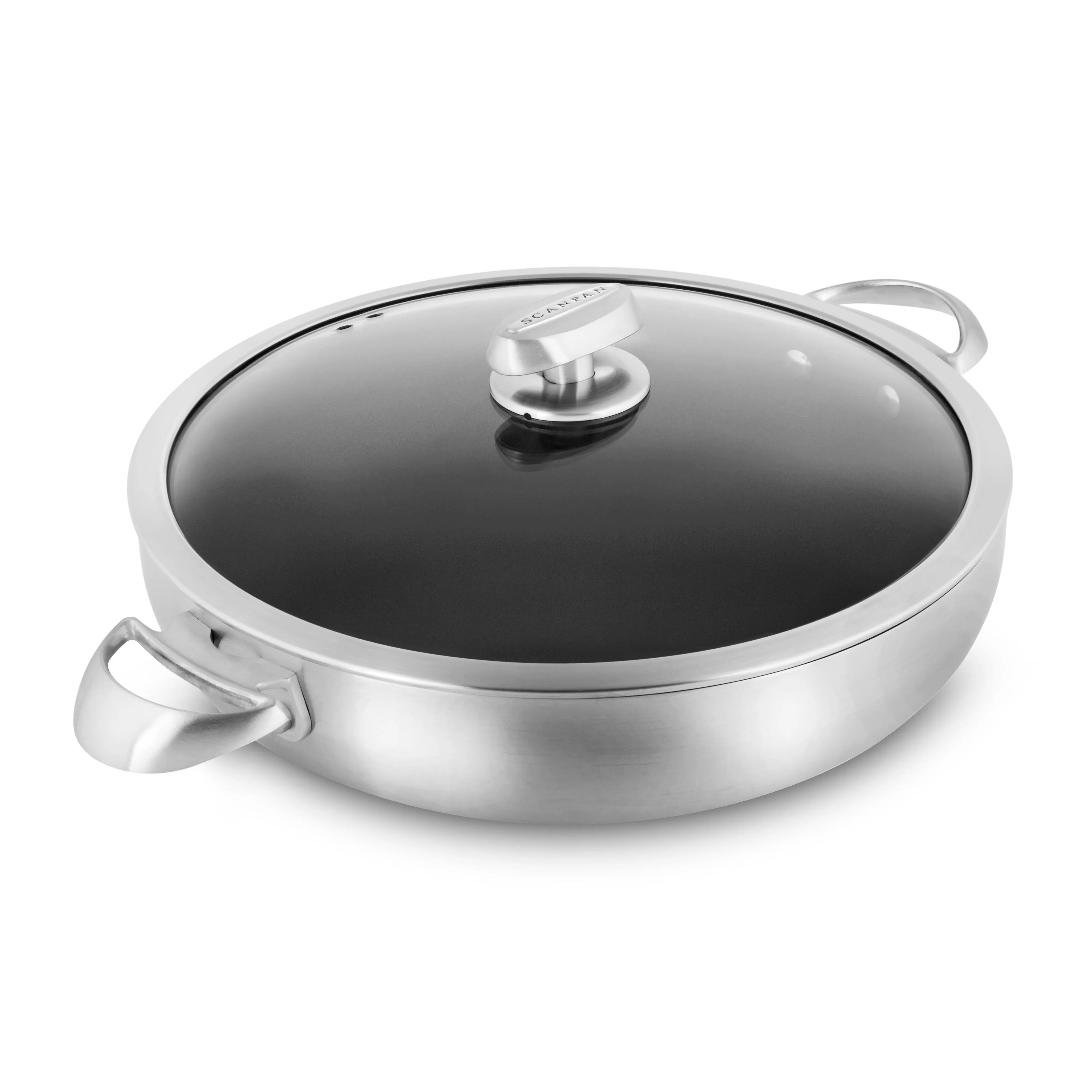 Scanpan CX+ 5.5-quart Stainless Steel Nonstick Braiser