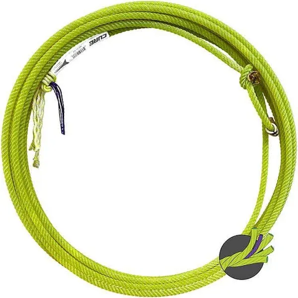 Fast Back Ropes CUREHD Cure Core 4-Strand Head Rope 31` Chartreuse XS