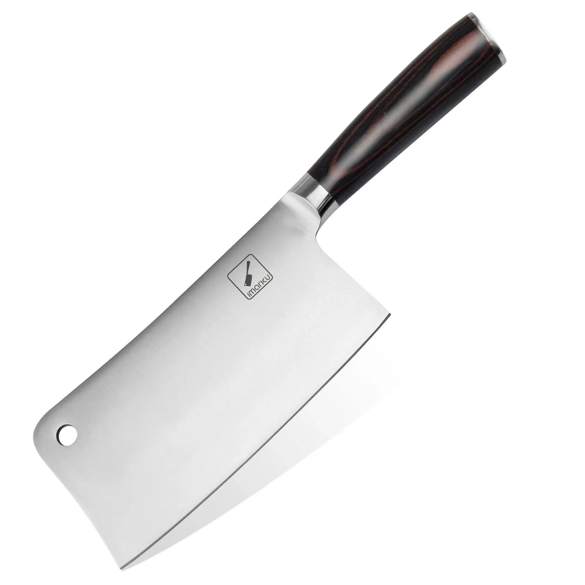 imarku Cleaver Knife 7 Inch Meat Cleaver - SUS440A Japan High Carbon Stainless Steel Butcher Knife with Ergonomic Handle, Ultra Sharp, Useful Kitchen Gadgets for Home and Restaurant