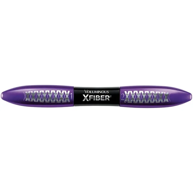 L'Oreal Paris Voluminous X Fiber Washable Mascara, Blackest Black