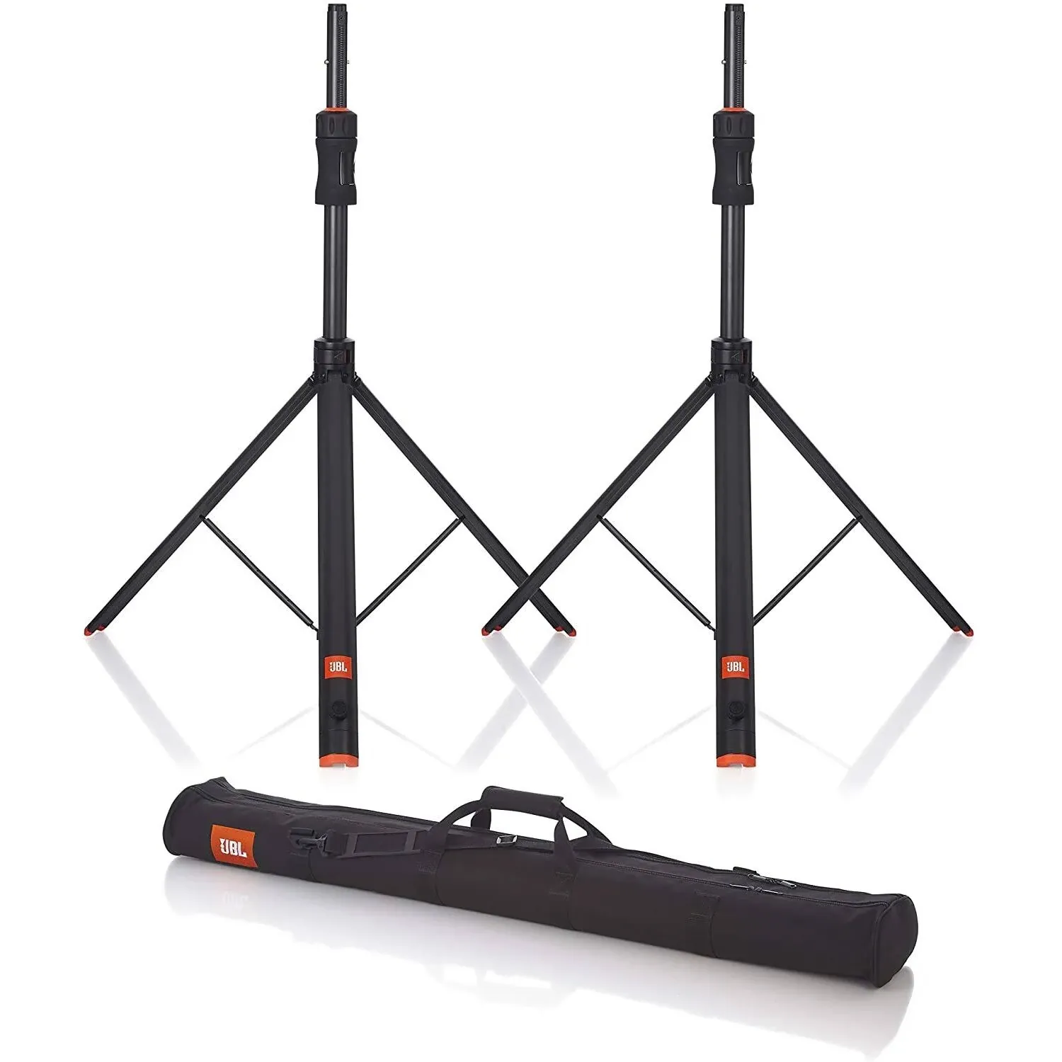 JBL Bags Deluxe Speaker Stand with Piston-Assist Automatic Height Adjustment; Pair of (2) with Carry Bag (JBLSPKSTGAPROSET)