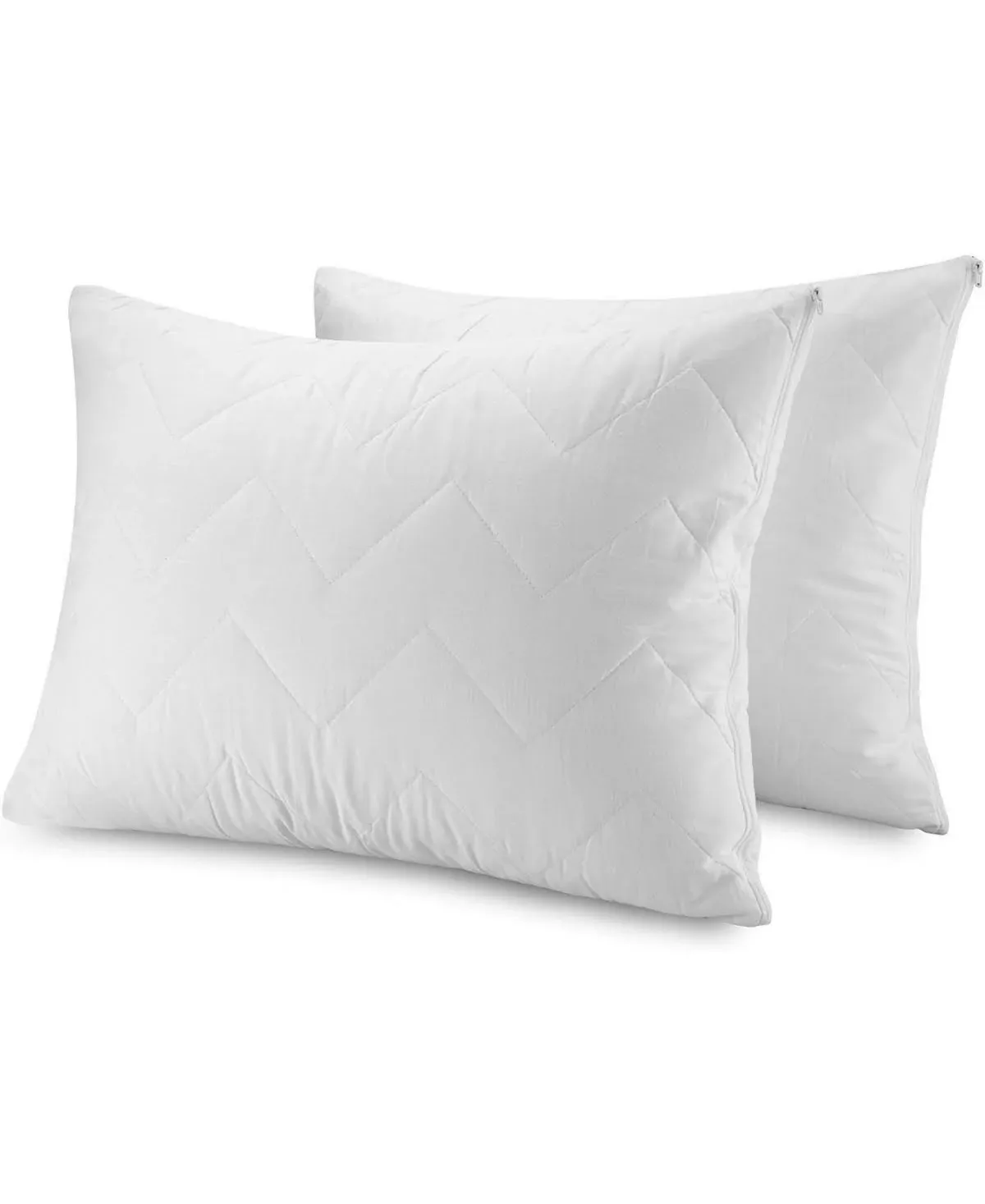 Waterguard - Quilted, Waterproof, Zippered Pillow Protector - 2 Pk - Standard