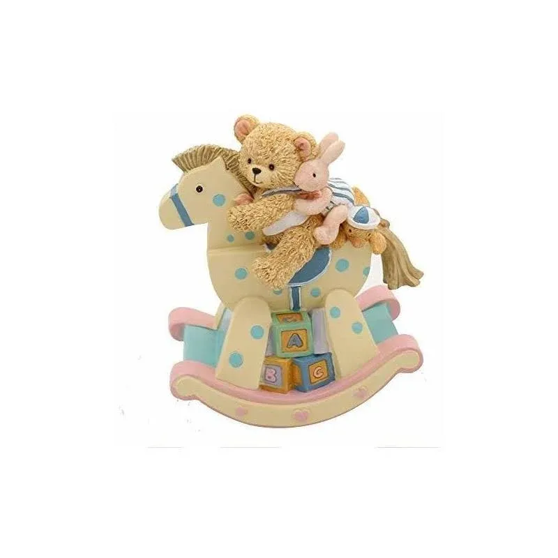 Love for You Gift Wrapped Rocking Horse Music Box for Baby Mom Girls Kids Boys ...