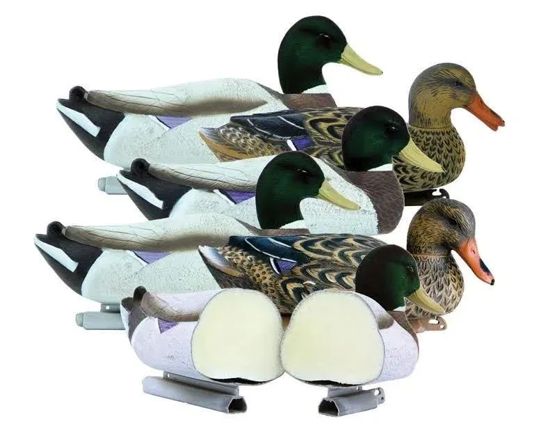 Hidgon Outdoors Magnum Mallard Foam Filled Flocked Heads Decoys